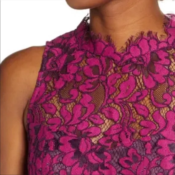 Eliza J fit and flare lace sleeveless dress Size 10 - Picture 3 of 13